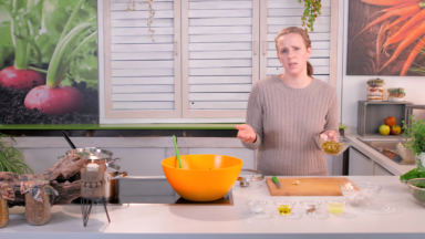 Bunter Linsensalat