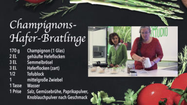 Champignons-Hafer-Bratlinge