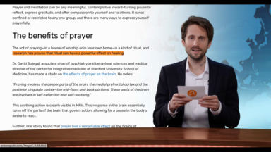 Die mächtige Kraft des Gebets