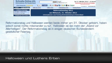 Halloween und Luthers Erben