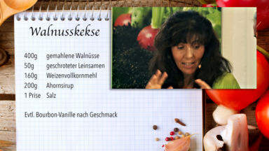 Walnuss-Leinsamenplätzchen